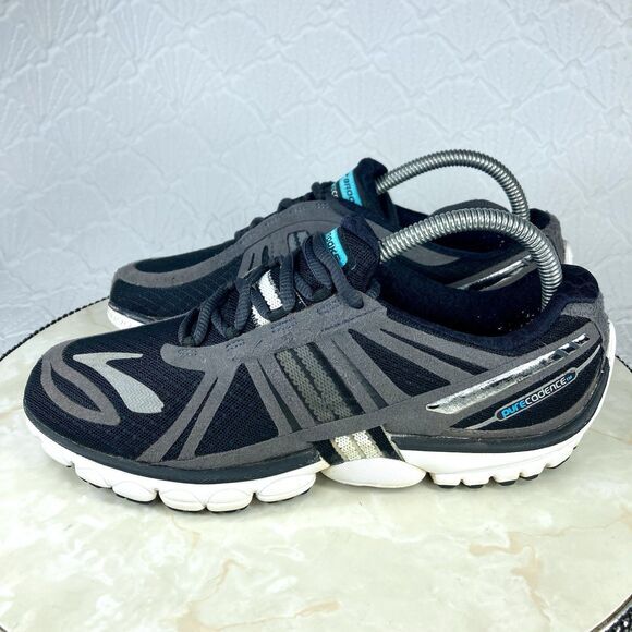 Brooks Sneakers Womens Size 8 Black Gray Pure Cadence P2 Athletic Running Shoes - Picture 6 of 12